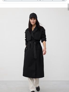 Banana Republic Trench Coat with Belt - Women's Jacket